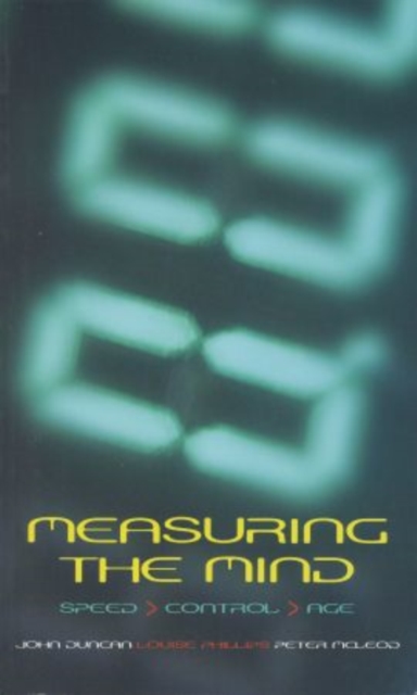 Measuring the Mind : Speed, control, and age, Paperback / softback Book