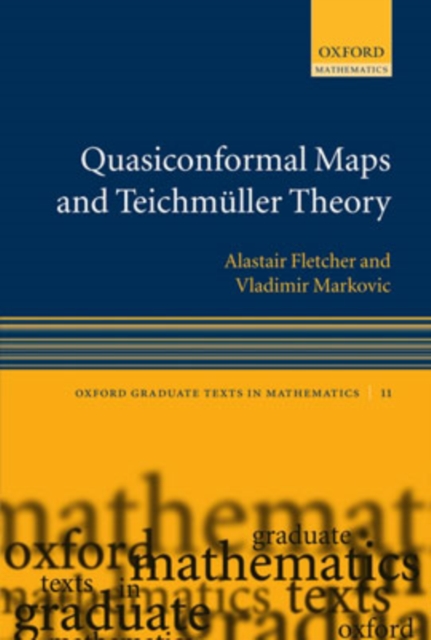 Quasiconformal Maps and Teichmuller Theory, Hardback Book