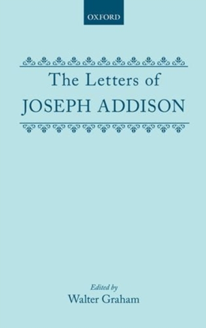 LETTERS JOSEPH ADDISON C, Hardback Book