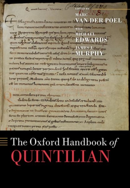 The Oxford Handbook of Quintilian, Hardback Book