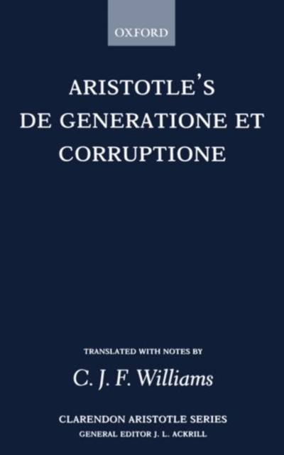 De Generatione et Corruptione, Paperback / softback Book