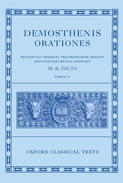 Demosthenis Orationes IV, Hardback Book