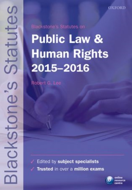 Blackstone's Statutes on Public Law & Human Rights, Paperback Book