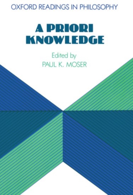 A Priori Knowledge, Paperback / softback Book