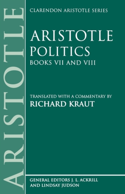 Politics: Books VII and VIII, Paperback / softback Book