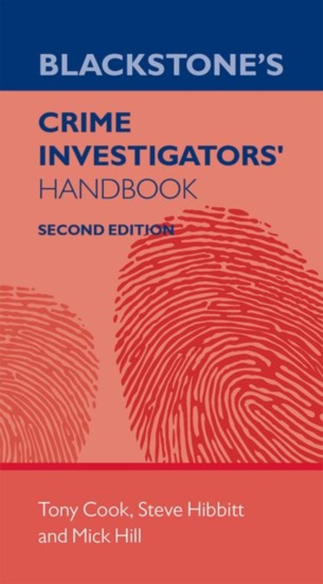 Blackstone's Crime Investigators' Handbook, Paperback / softback Book