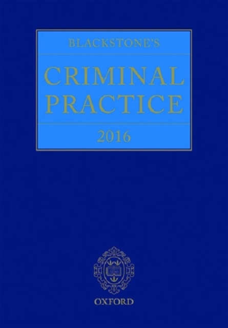 Blackstone's Criminal Practice, Multiple copy pack Book