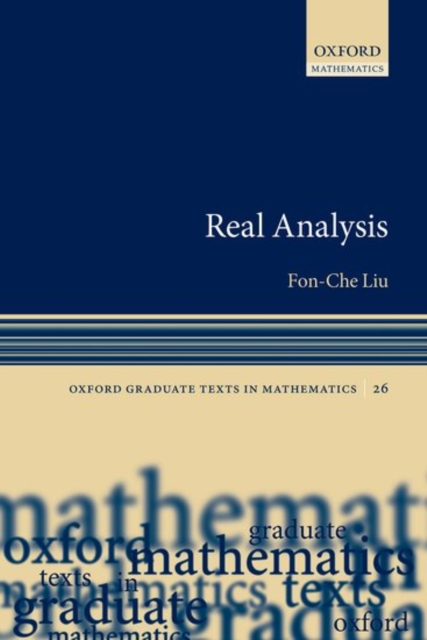 Real Analysis, Hardback Book