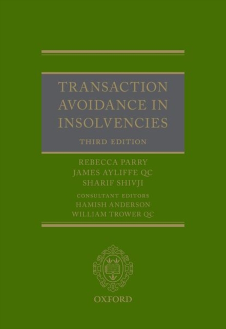 Transaction Avoidance in Insolvencies, Hardback Book