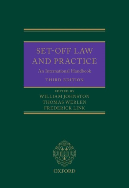 Set-Off Law and Practice : An International Handbook, Hardback Book