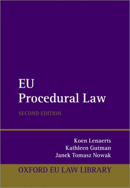 EU Procedural Law, Hardback Book