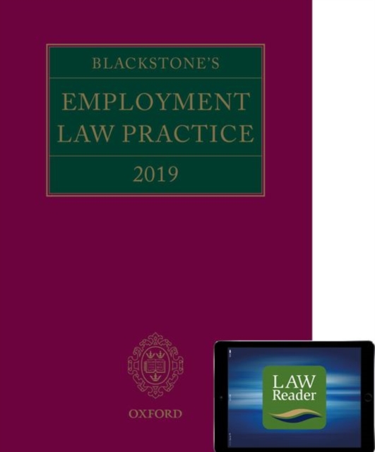 Blackstone's Employment Law Practice 2019 (book and digital pack), Multiple-component retail product Book