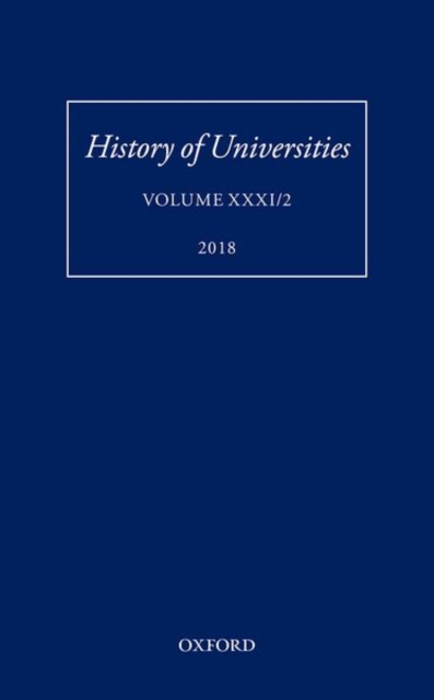 History of Universities : Volume XXXI / 2, Hardback Book