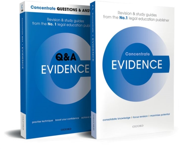 Evidence Revision Concentrate Pack : Law Revision and Study Guide, Multiple copy pack Book