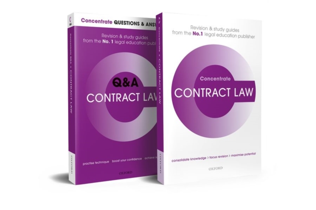 Contract Law Revision Concentrate Pack : Law Revision and Study Guide, Multiple copy pack Book