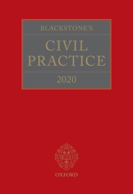 Blackstone's Civil Practice 2020, Hardback Book