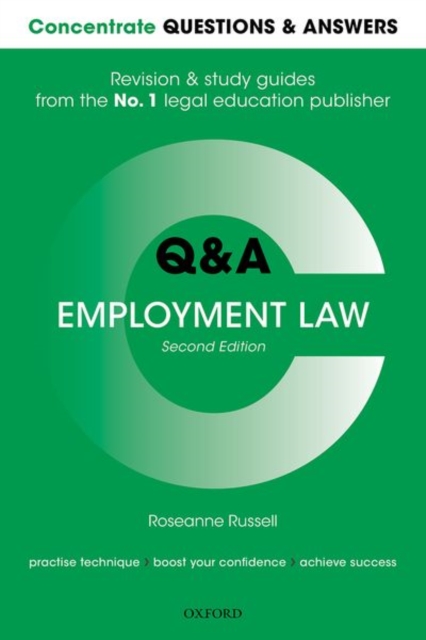 Concentrate Questions and Answers Employment Law : Law Q&A Revision and Study Guide, Paperback / softback Book