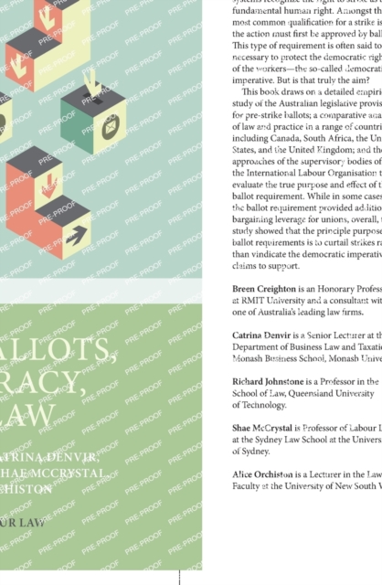 Strike Ballots, Democracy, and Law, Hardback Book