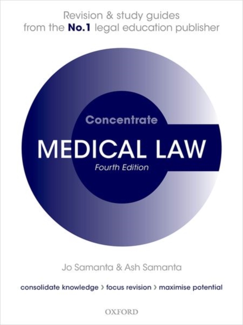 Medical Law Concentrate : Law Revision and Study Guide, Paperback / softback Book