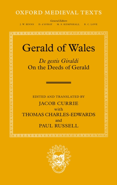 Gerald of Wales : On the Deeds of Gerald, De gestis Giraldi, PDF eBook
