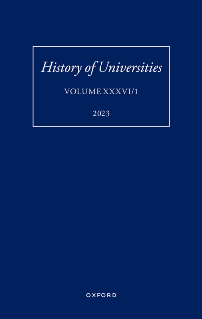History of Universities: Volume XXXVI / 1, PDF eBook