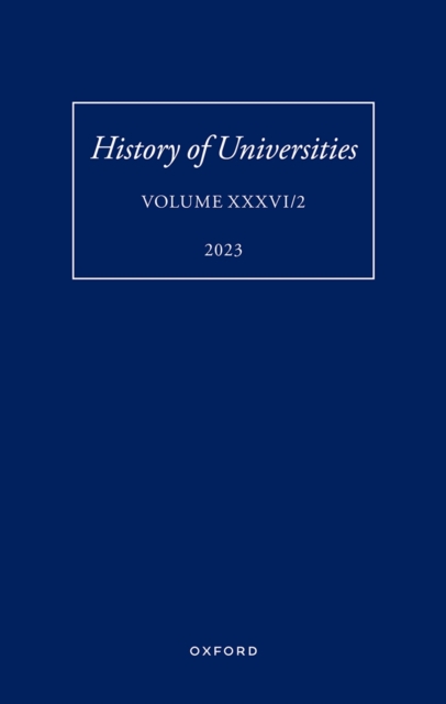 History of Universities: Volume XXXVI / 2, EPUB eBook