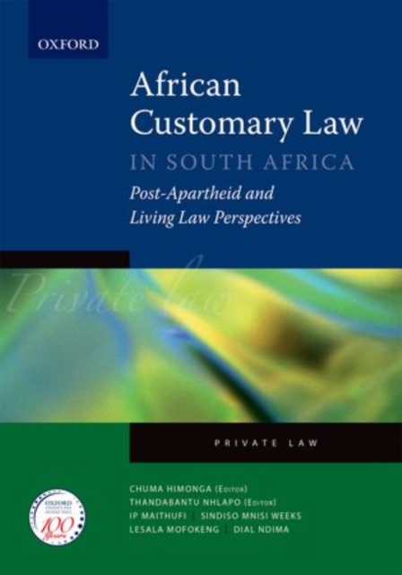 African Customary Law in South Africa, Paperback / softback Book