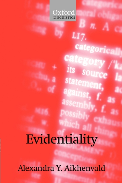 Evidentiality, Paperback / softback Book