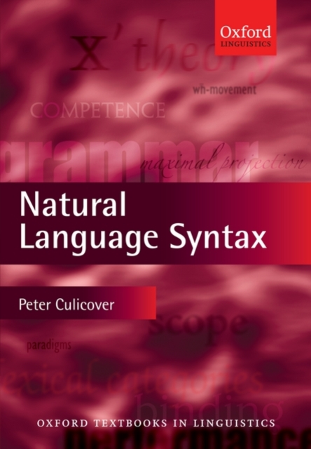 Natural Language Syntax, Hardback Book