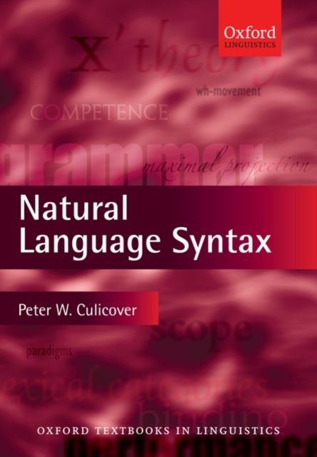 Natural Language Syntax, Paperback / softback Book