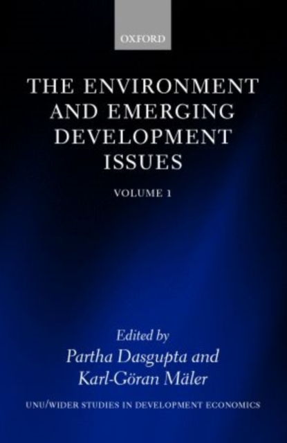 The Environment and Emerging Development Issues: Volume 1, Paperback / softback Book