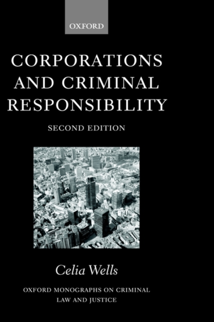 Corporations and Criminal Responsibility, Paperback / softback Book