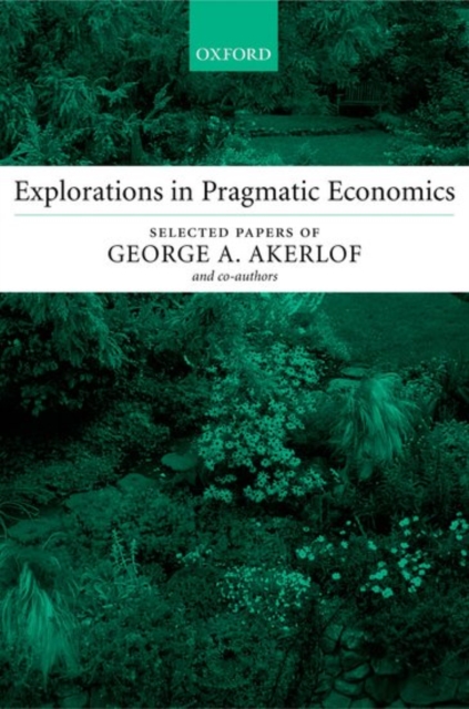 Explorations in Pragmatic Economics, Paperback / softback Book