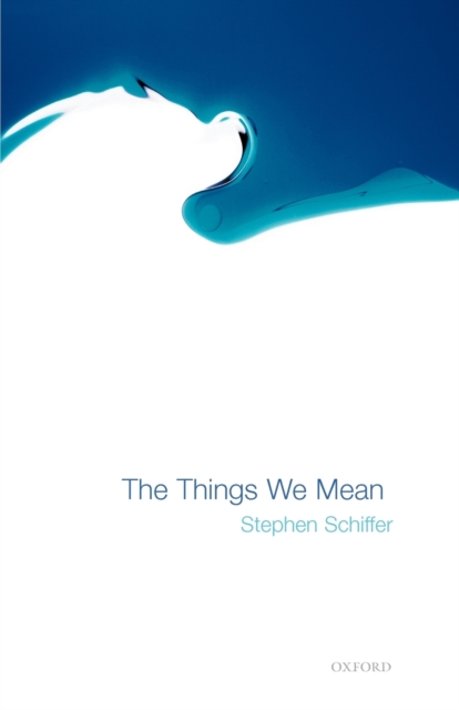 The Things We Mean, Paperback / softback Book