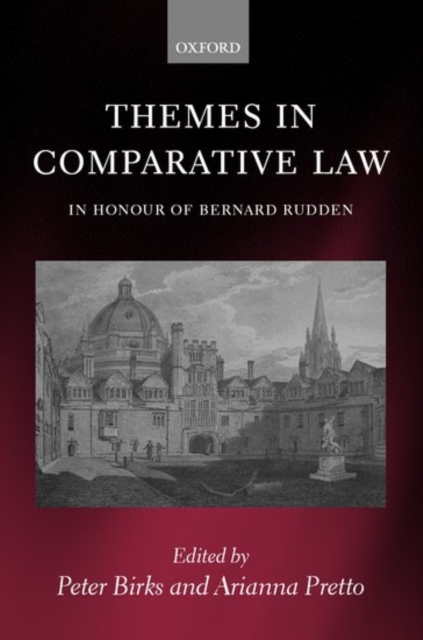 Themes in Comparative Law : In Honour of Bernard Rudden, Hardback Book