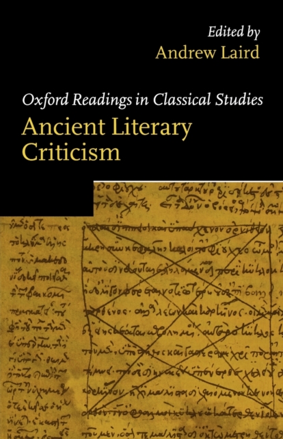 Ancient Literary Criticism, Paperback / softback Book