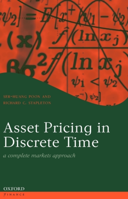 Asset Pricing in Discrete Time : A Complete Markets Approach, Hardback Book