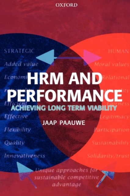 HRM and Performance : Achieving Long Term Viability, Paperback Book