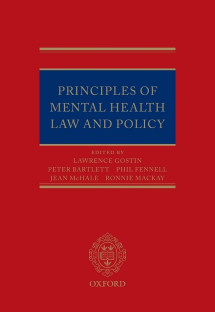 Principles of Mental Health Law and Policy, Hardback Book