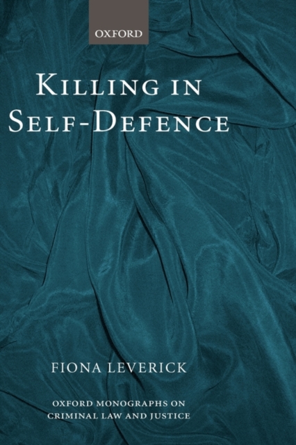 Killing in Self-Defence, Hardback Book