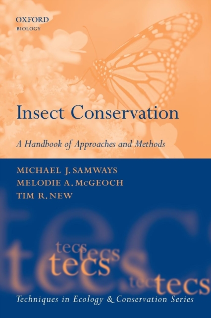 Insect Conservation : A Handbook of Approaches and Methods, Paperback / softback Book