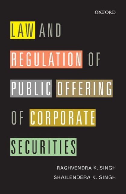 Law and Regulation of Public Offering of Corporate Securities, Hardback Book