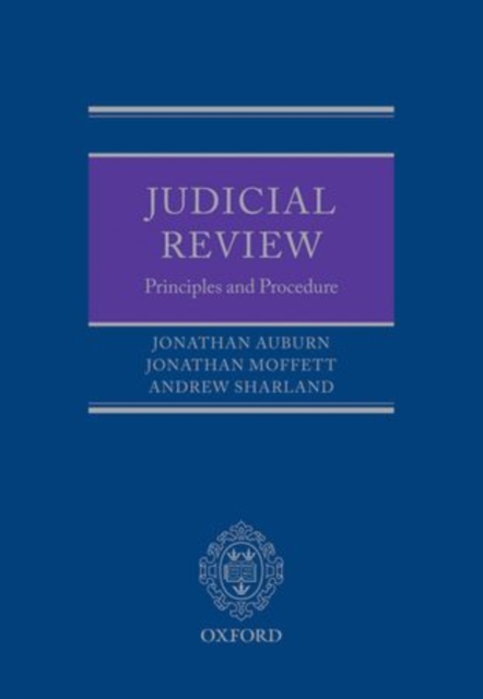Judicial Review : Principles and Procedure, Hardback Book
