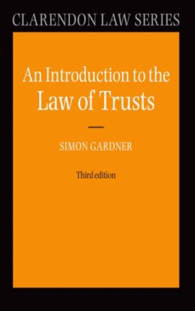 An Introduction to the Law of Trusts, Paperback / softback Book