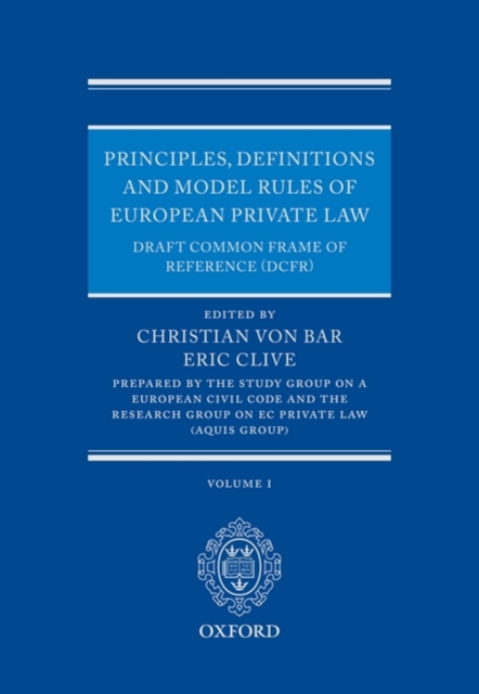 Principles, Definitions and Model Rules of European Private Law : Draft Common Frame of Reference (DCFR), Multiple-component retail product Book