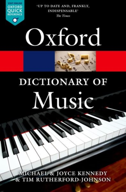 The Oxford Dictionary of Music, Paperback / softback Book