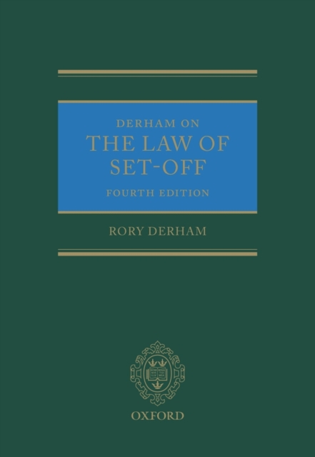 Derham on the Law of Set-Off, Hardback Book