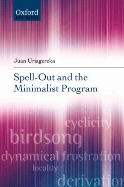 Spell-Out and the Minimalist Program, Paperback / softback Book