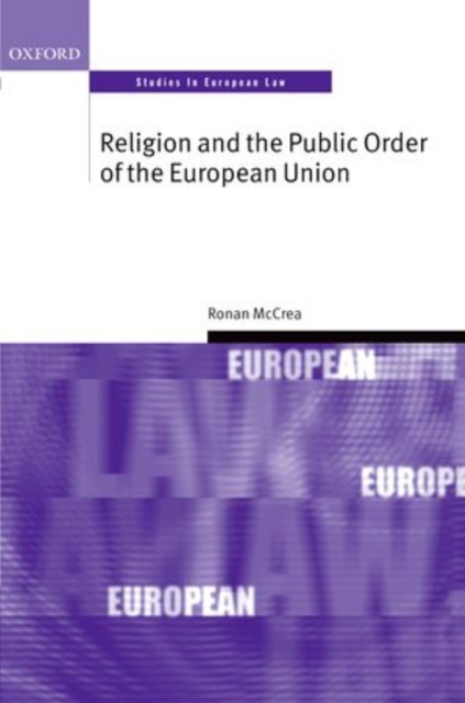 Religion and the Public Order of the European Union, Hardback Book
