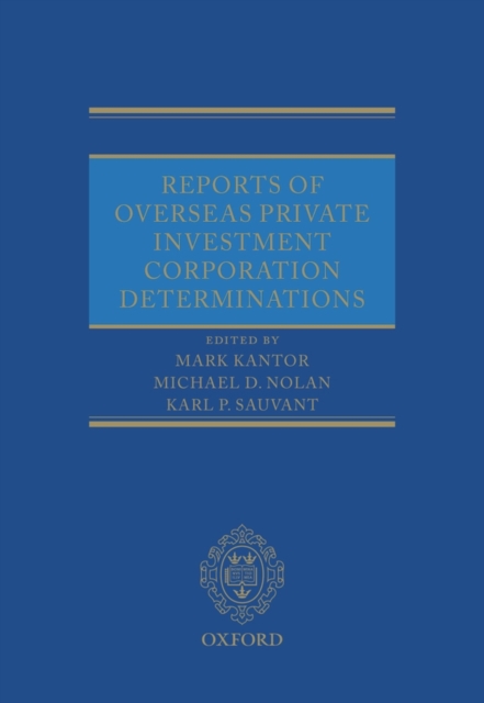 Reports of Overseas Private Investment Corporation Determinations, Multiple copy pack Book